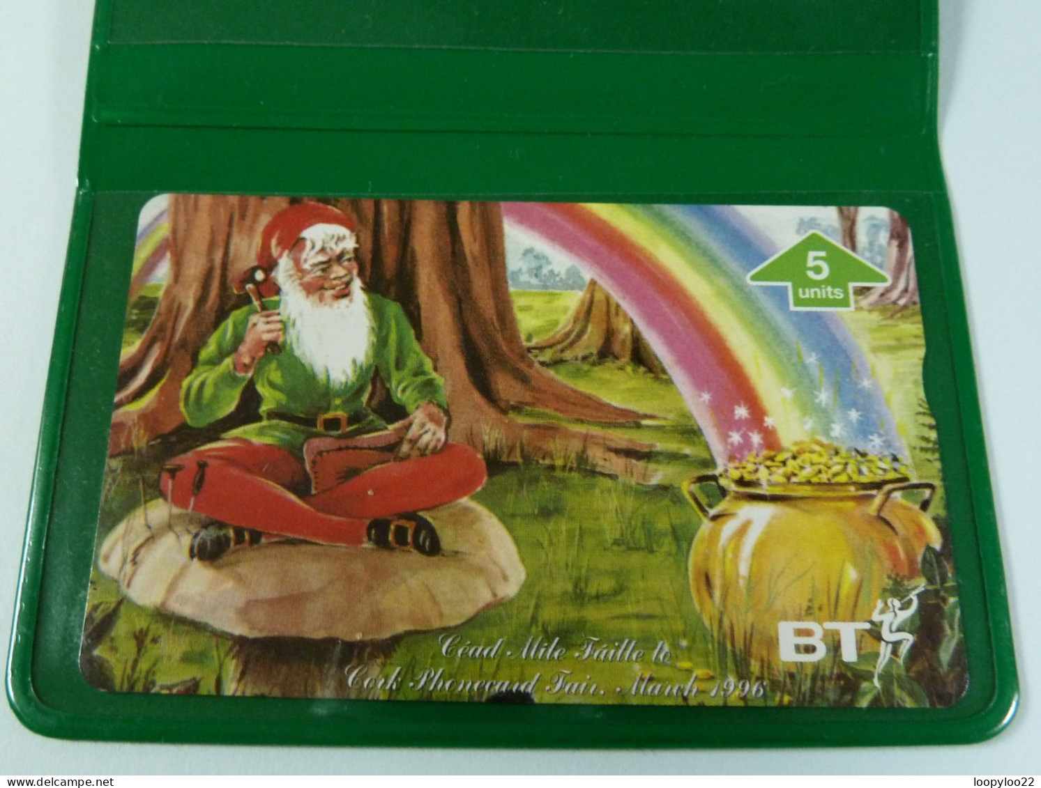 UK - Great Britain - BT & Landis & Gyr - BTO124 - Irish Leprechaun - Cork Fair 1996 - 505L - 1000ex - Mint In Folder - BT Overseas Issues