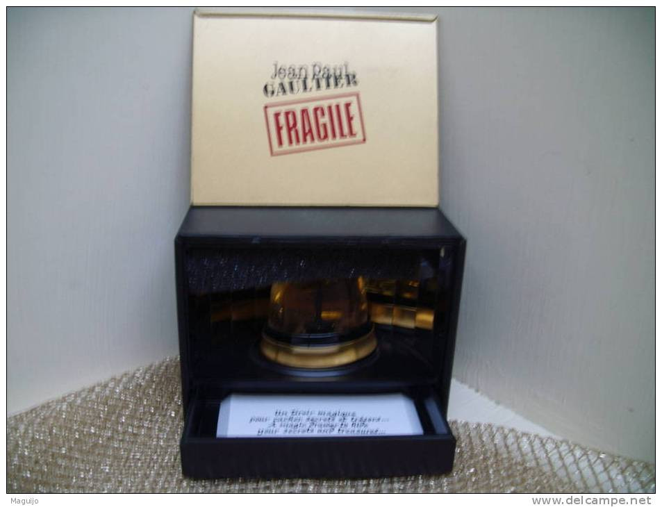 GAULTIER " FRAGILE " LA PETITE MALLE MAGIQUE AVEC  TIROIR SECRET COMPLET & IMPECCABLE   LIRE !!! - Miniaturen Damendüfte (mit Verpackung)