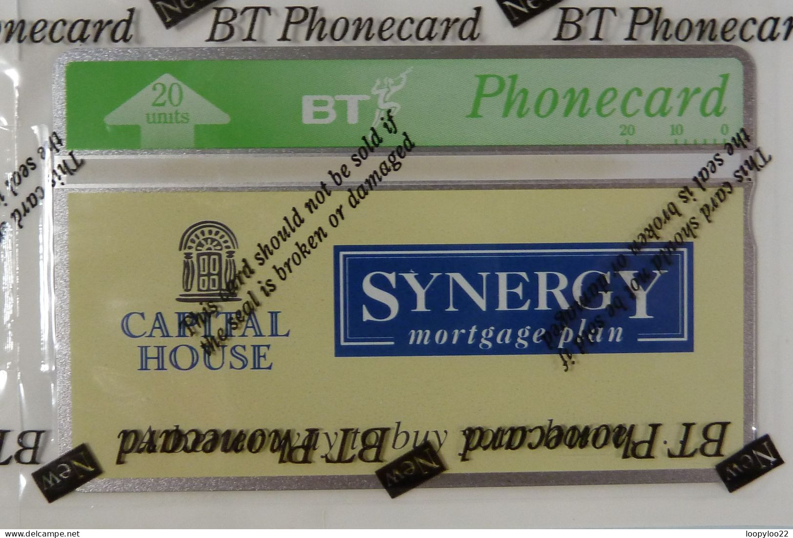 UK - Great Britain - BT & Landis & Gyr - BTP219 - Capital House - Synergy - 402E - 2500ex - Mint Blister - BT Private Issues