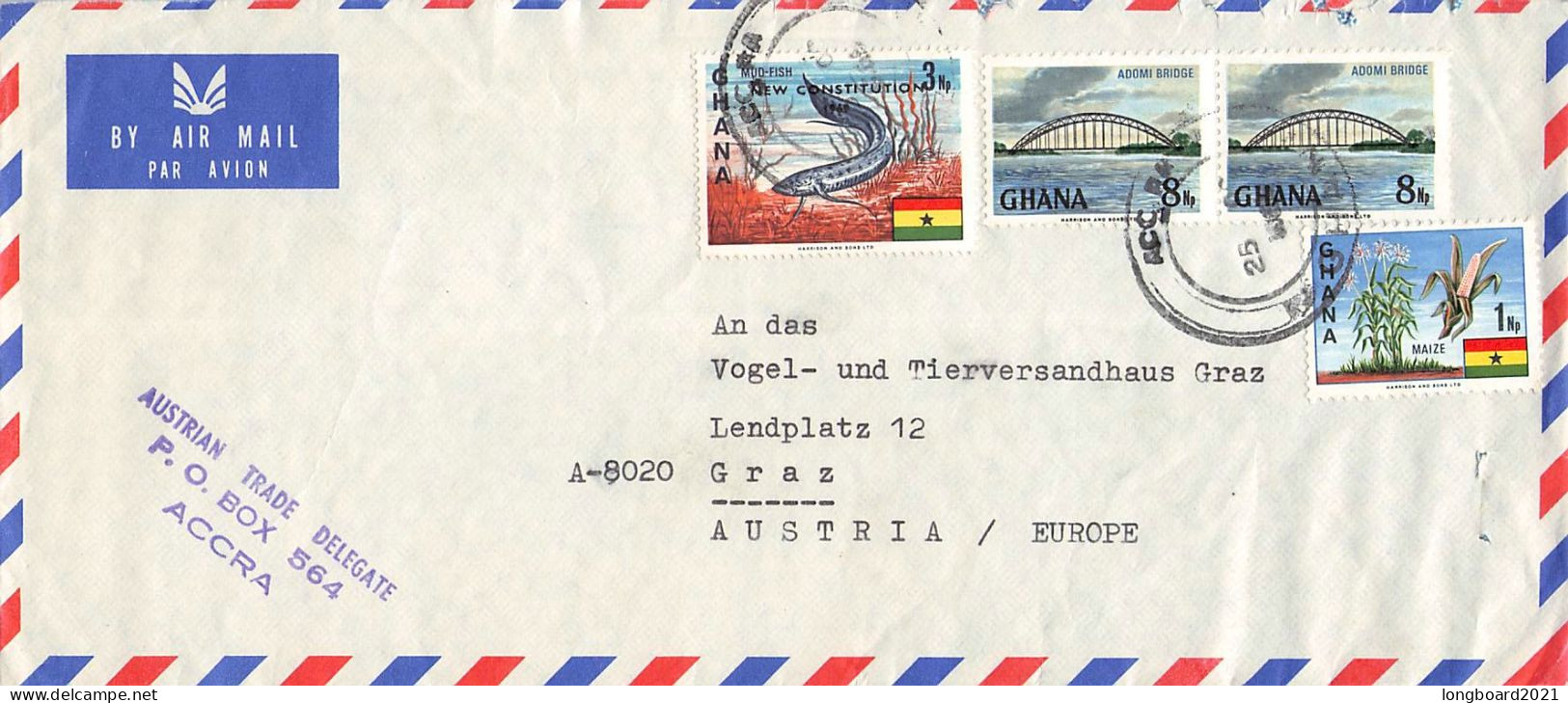 GHANA - AIRMAIL ACCRA - GRAZ/AT /4524 - Ghana (1957-...)