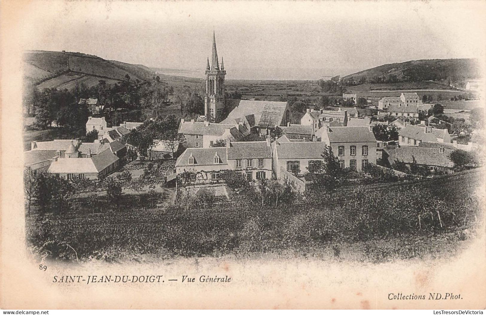 FRANCE - Saint Jean Du Doigt - Vue Générale - Dos Non Divisé - Carte Postale Ancienne - Saint-Jean-du-Doigt