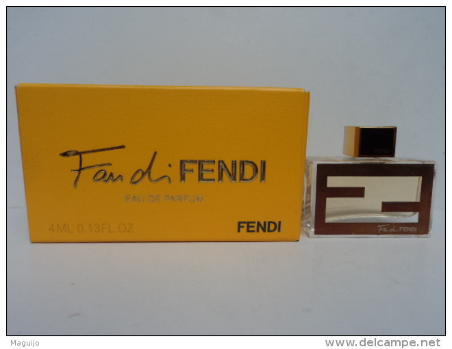 FENDI" FAN DI FENDI" MINI EDP  4 ML  LIRE ET VOIR !! - Miniaturen Damendüfte (mit Verpackung)