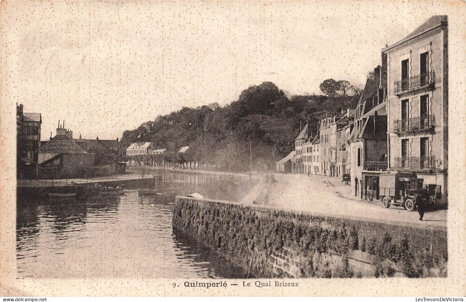 FRANCE - Quimperlé - Le Quai Brizeux - Carte Postale Ancienne - Quimperlé