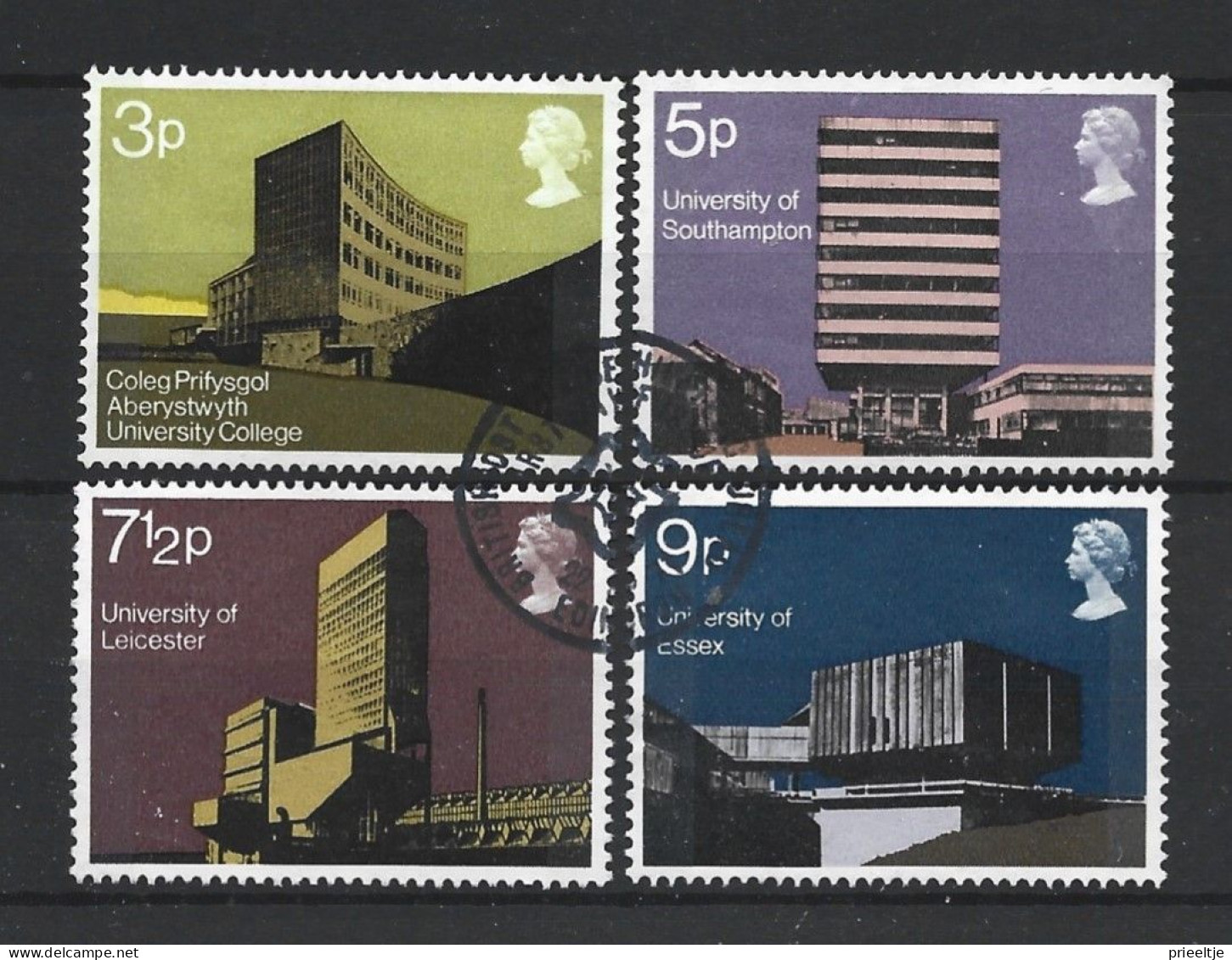 Gr. Britain 1971 Universities Y.T. 646/649 (0) - Usati