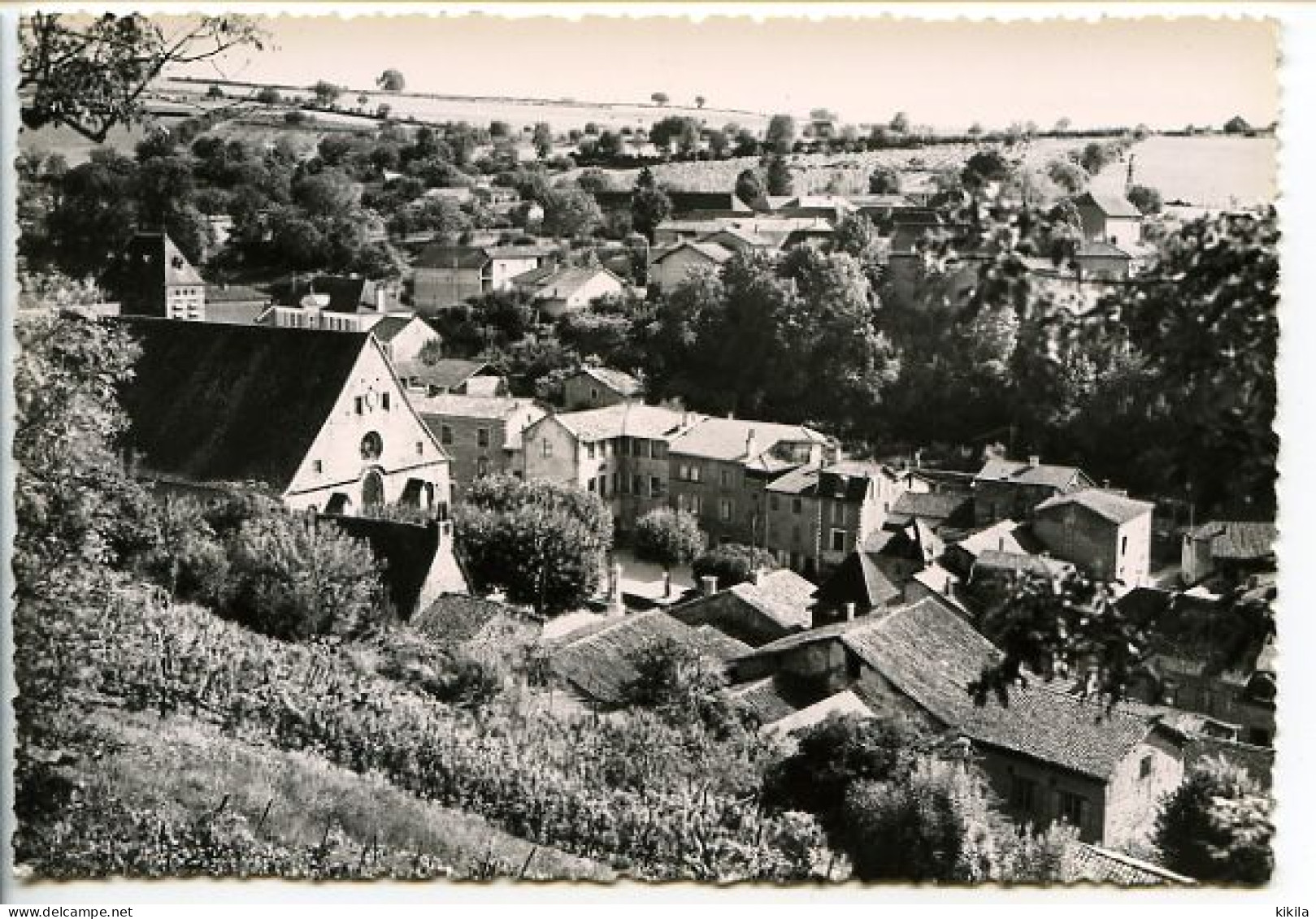 CPSM Dentelée 10.5 X 15 Isère SAINT CHEF (9) Vue Générale   "photographie Véritable" - Saint-Chef