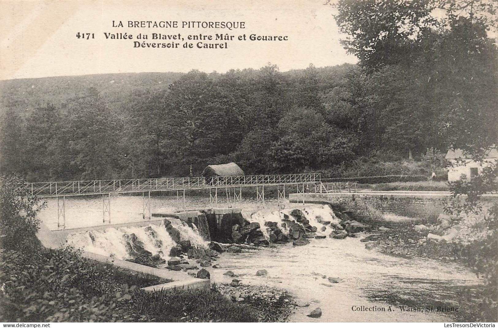 FRANCE - Vallée Du Blavet Entre Mûr Et Gouarec - Déversoir De Caurel - Carte Postale Ancienne - Gouarec