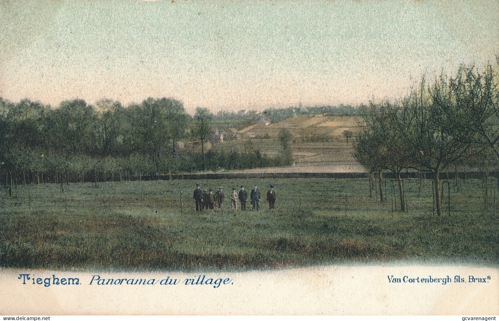 TIEGEM    PANORAMA DU VILLAGE - Anzegem