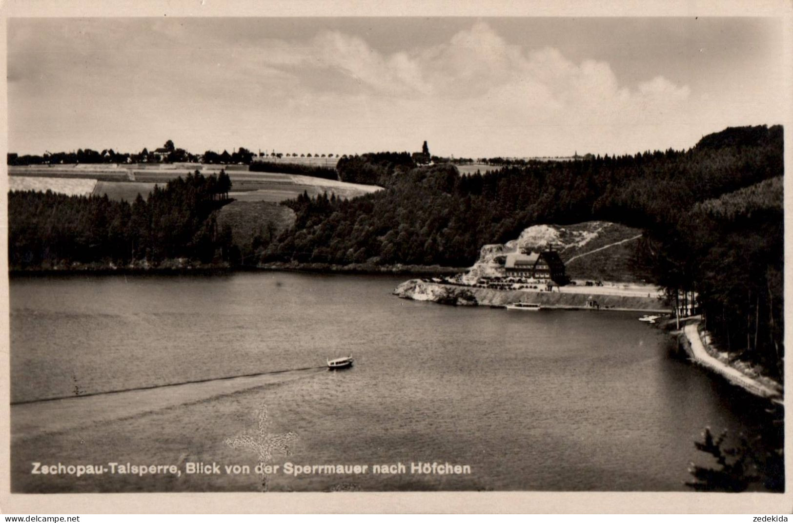 G9524 - Höfchen (Kriebstein) Talsperre Zschopau - Verlag Walter Heinze - Mittweida