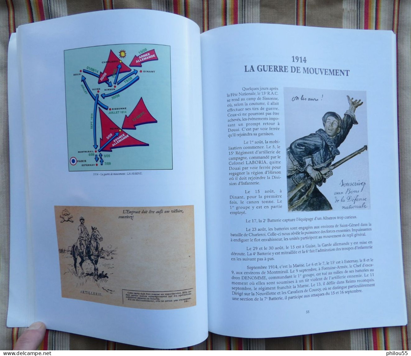 51 SUIPPES 55 Lachalade 15eme Regiment d'Artillerie des origines a nos jours CAPITAINE REVERS 1995
