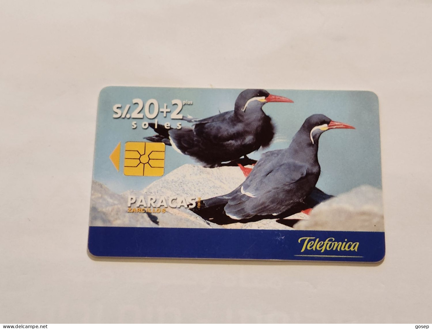 PERU-(PER-TE-CHF-57Abc)Paracas-Pareja De Zarcillos(83)(20+2SOLES)(S22002745470)(tirage-50.000)used+1cars Prepiad,free - Perú