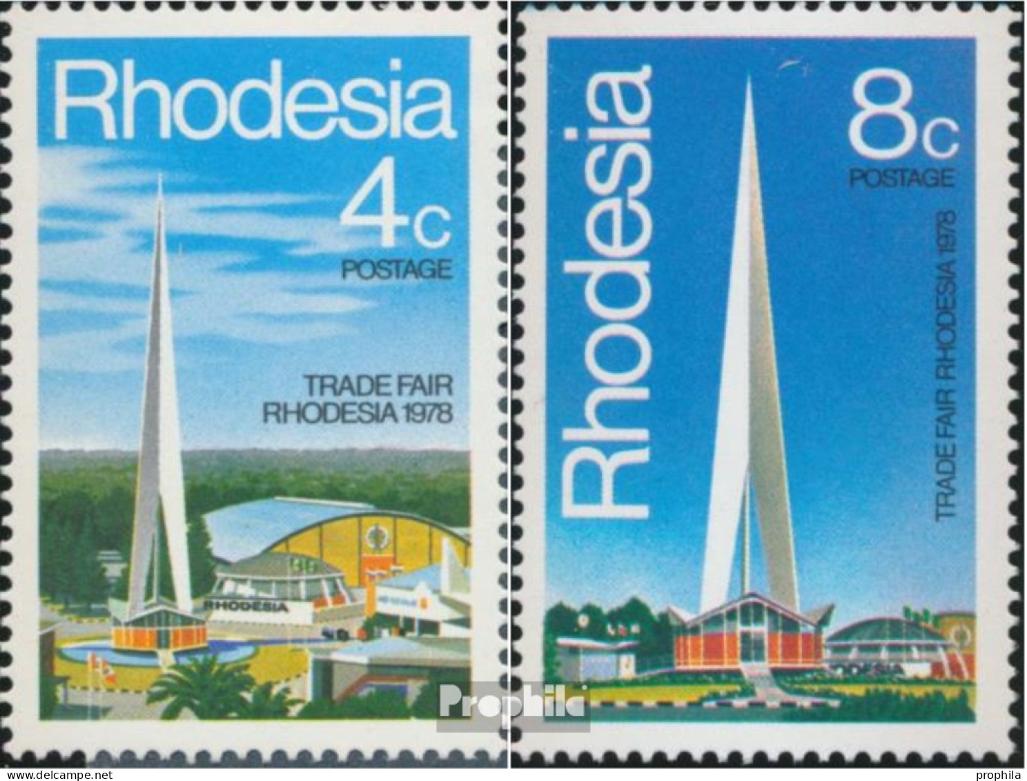 Rhodesien 204-205 (kompl.Ausg.) Postfrisch 1978 Messe - Rhodésie (1964-1980)