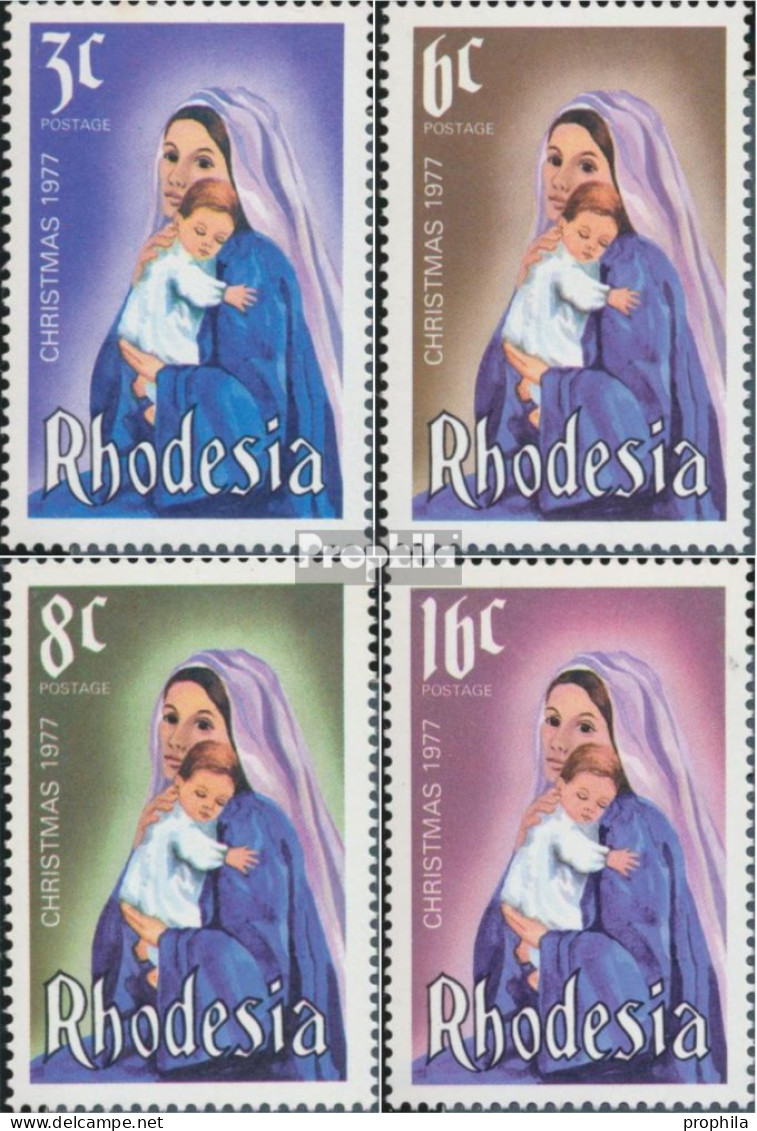 Rhodesien 200-203 (kompl.Ausg.) Postfrisch 1977 Weihnachten - Rhodesia (1964-1980)