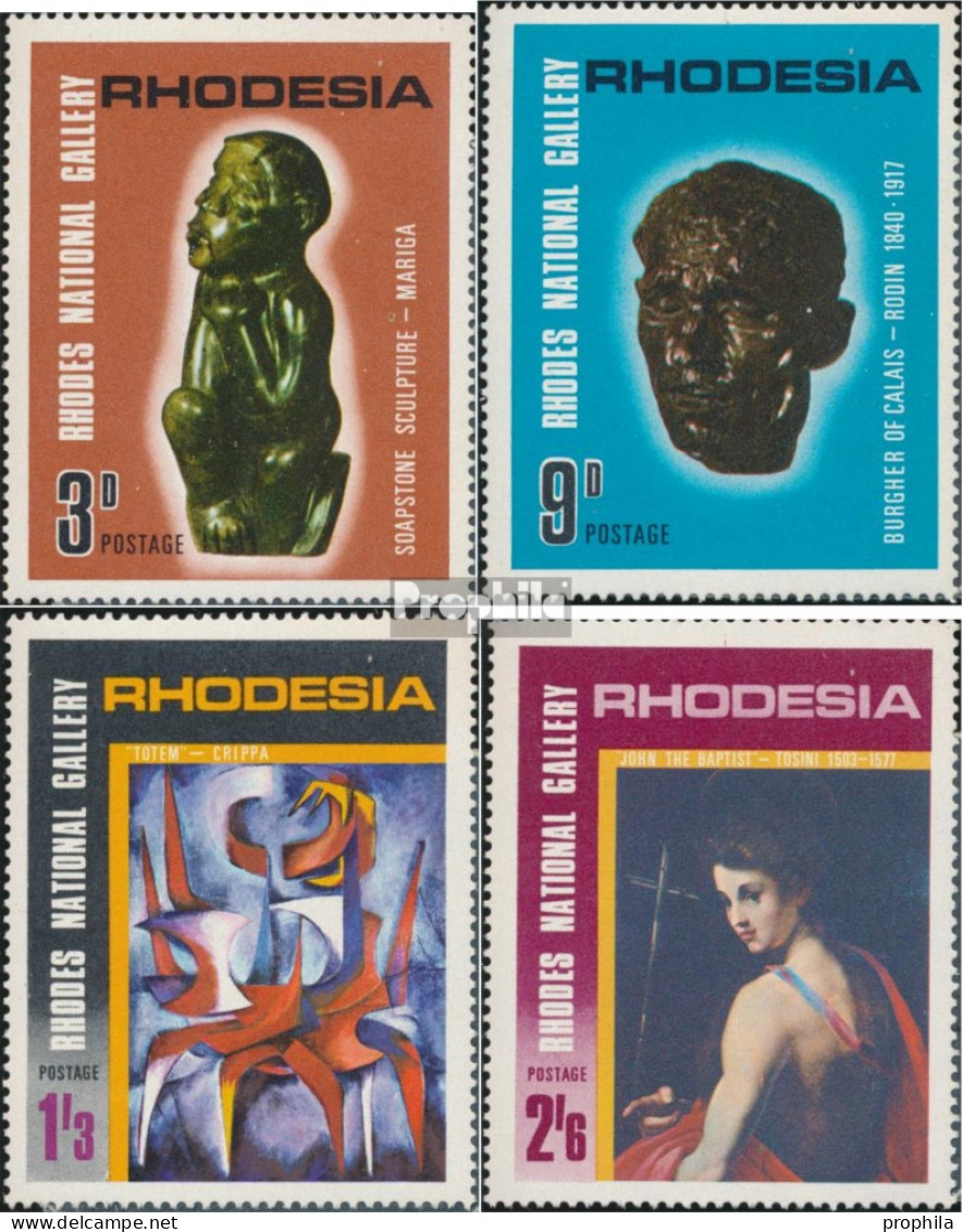 Rhodesien 62-65 (kompl.Ausg.) Postfrisch 1967 Nationalgallerie - Rhodésie (1964-1980)