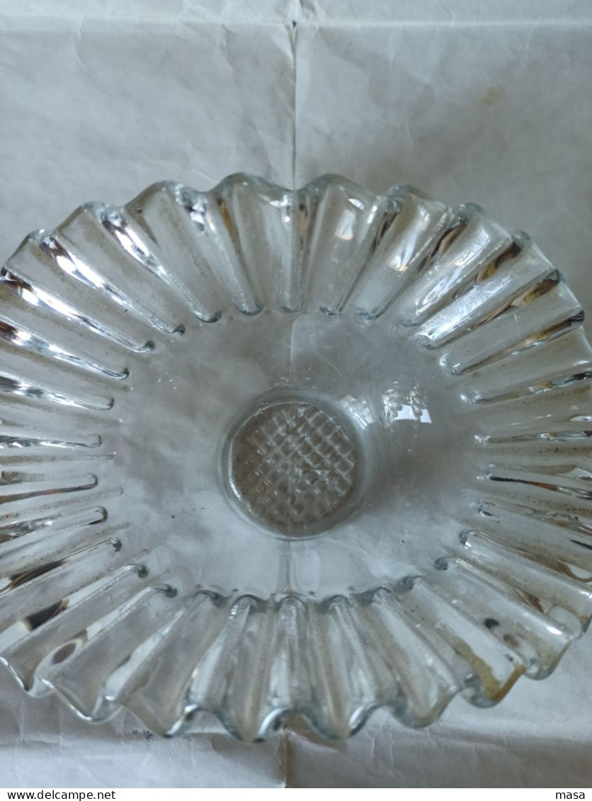 Porta Bon Bon In Vetro Anni '40 - 50 - Glass & Crystal