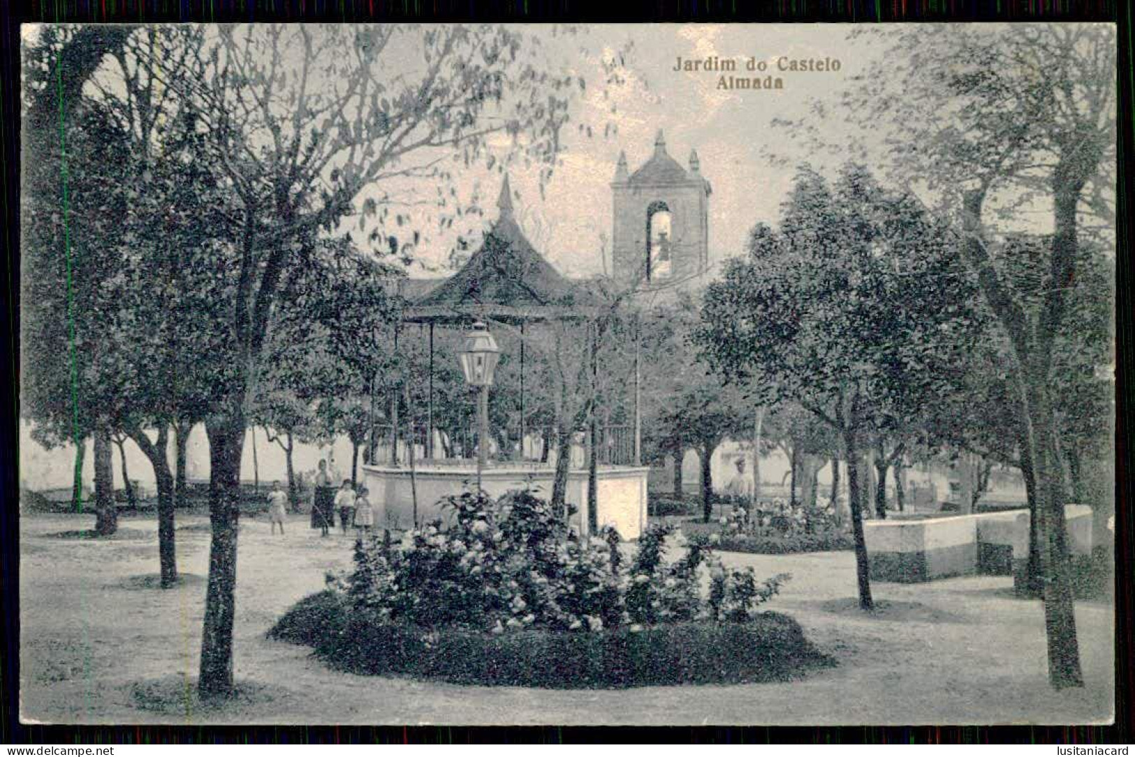 ALMADA -  CORETOS -  Jardim Do Castelo.  Carte Postale - Setúbal