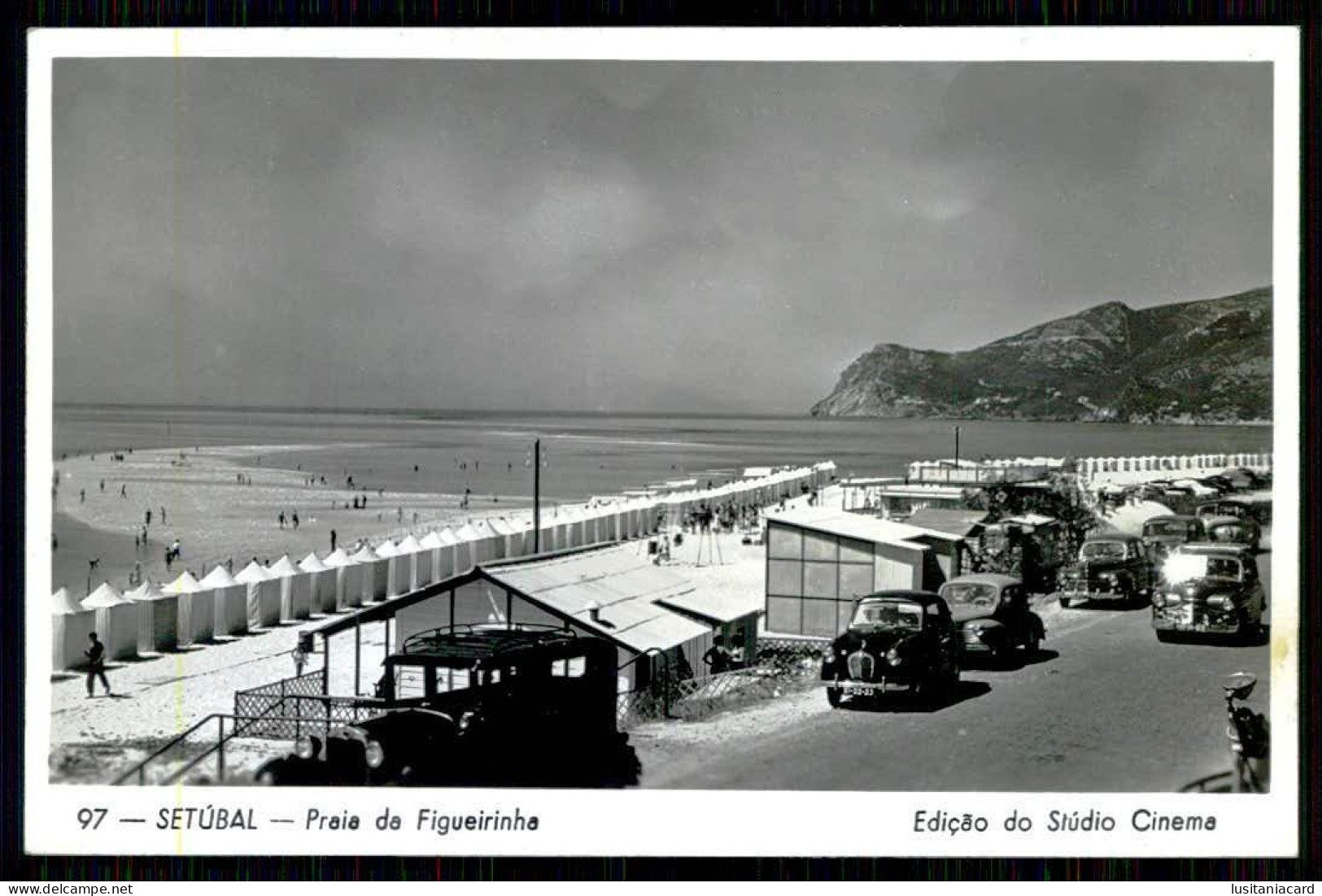 SETUBAL - Praia Da Figueirinha ( Ed. Do Stúdio Cinema Nº 97)  Carte Postale - Setúbal