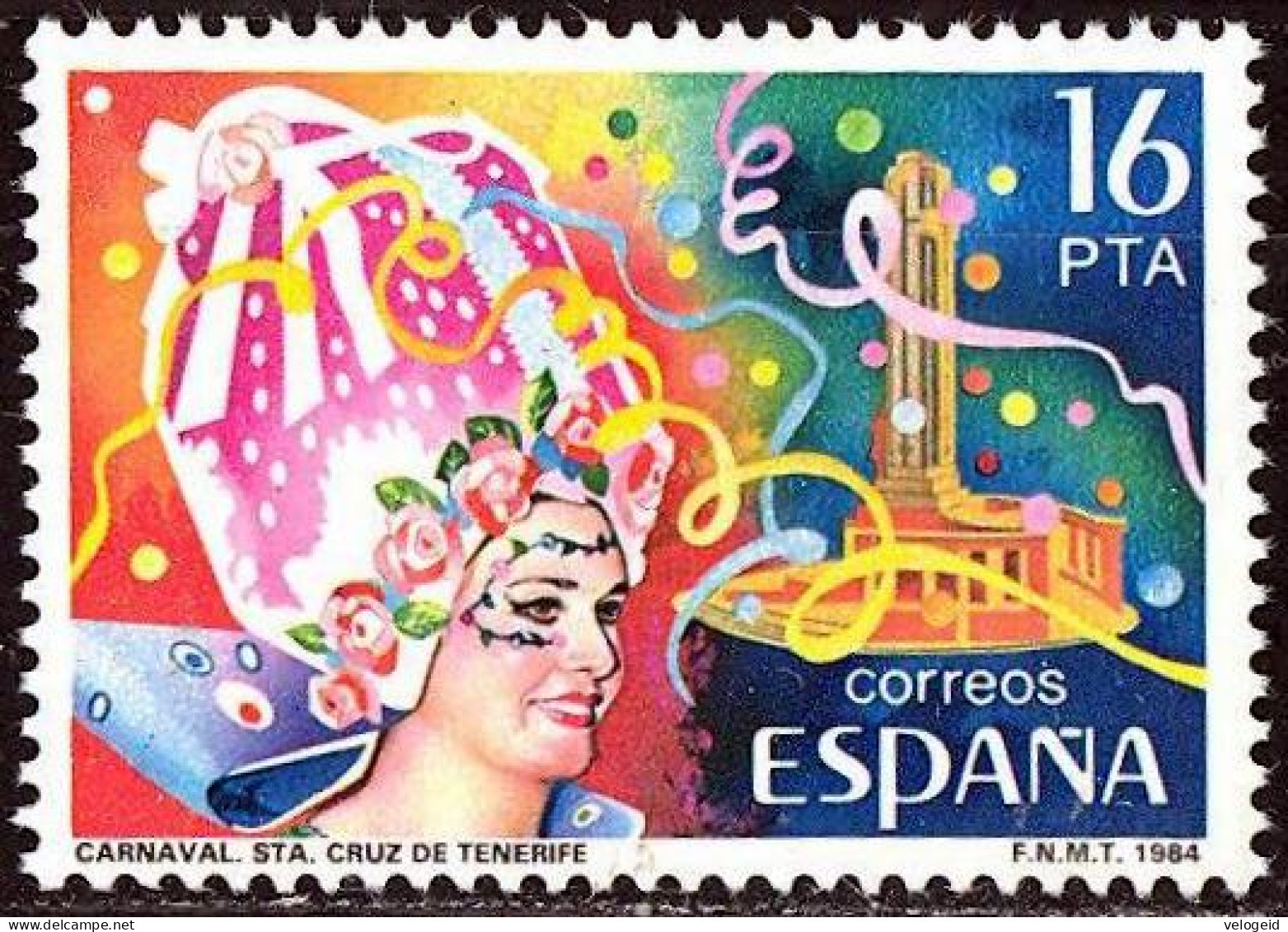 España. Spain. 1984. Fiestas Populares. Carnaval De Sta. Cruz De Tenerife - Carnaval
