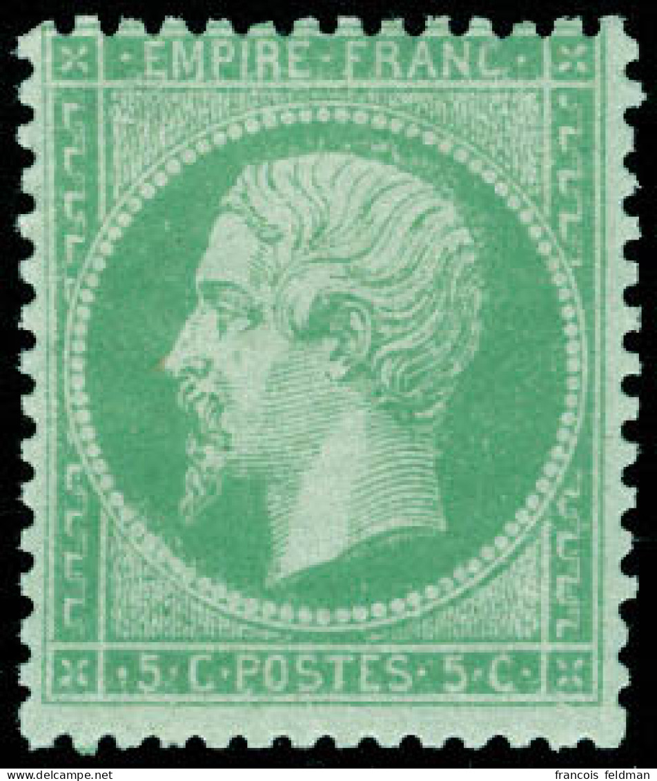 Neuf Avec Charnière N° 20, 5c Vert, Cl, T.B. - Other & Unclassified