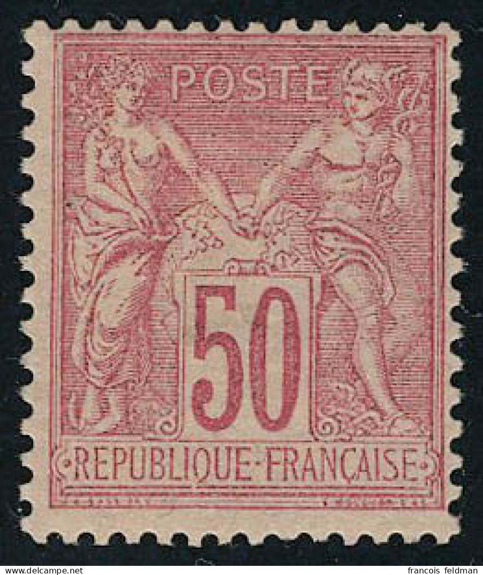 Neuf Avec Charnière N° 98, 50c Rose, Type II, T.B. - Other & Unclassified