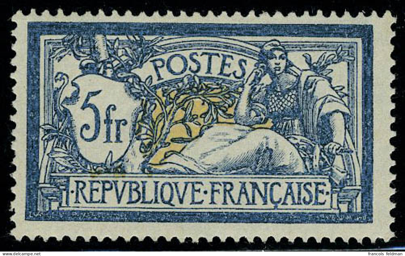 Neuf Sans Charnière N° 123, 5f Merson Très Bien Centré T.B. - Other & Unclassified