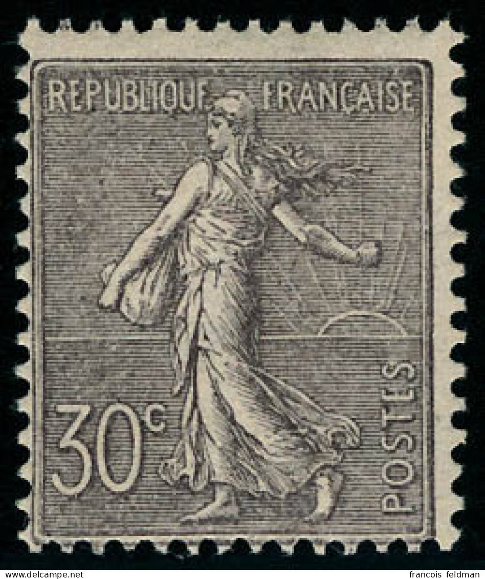Neuf Sans Charnière N° 133, 30c Lilas, Semeuse Lignée, T.B. - Other & Unclassified