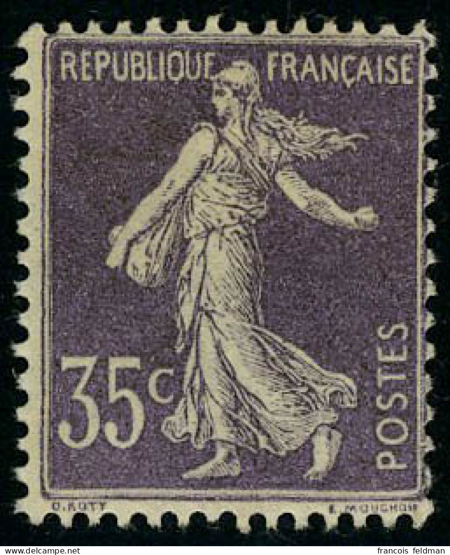 Neuf Sans Charnière N° 136, 35c Violet Clair, TB - Other & Unclassified