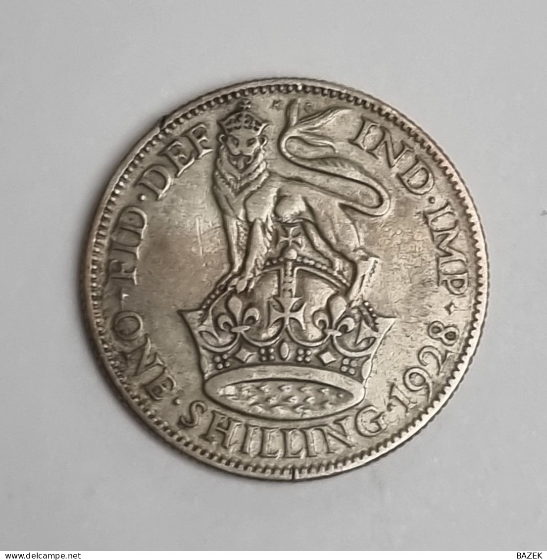 1 Shilling GEORGE 5 1928 Argent - I. 1 Shilling