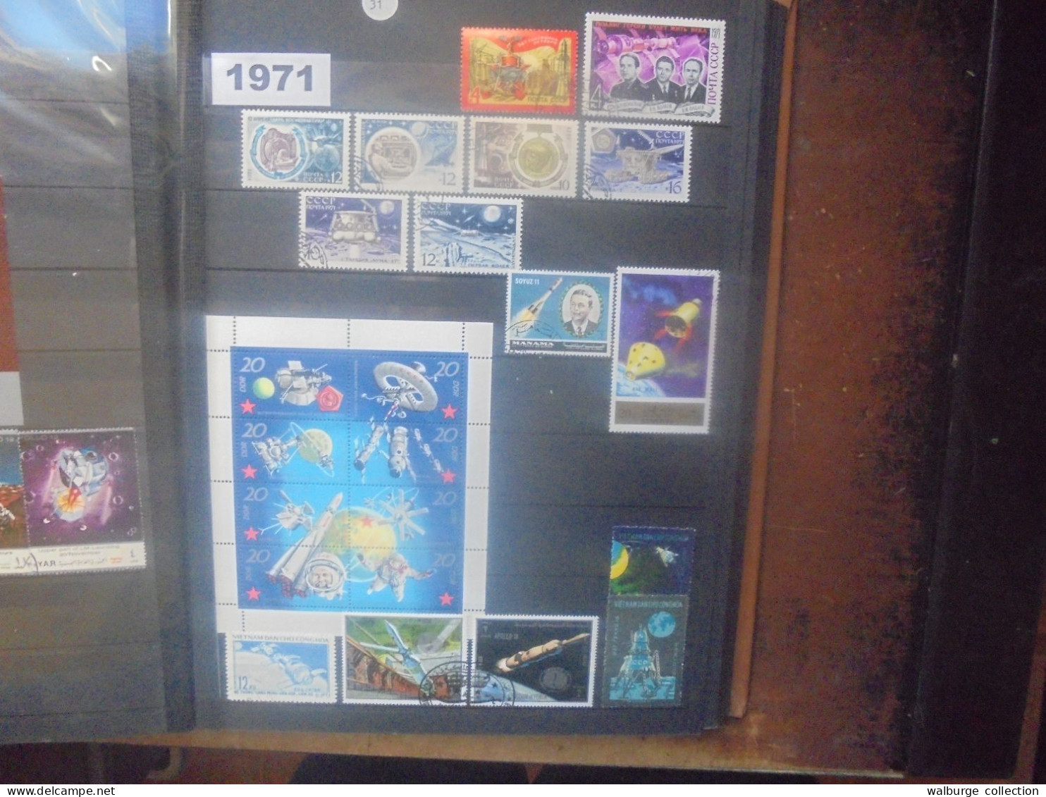 THEME ESPACE-COSMOS SUPERBE ALBUM TIMBRES+BLOCS. A SAISIR ! (4299) 2 KILOS 200 (PAS D'OFFRES INFERIEURES !!!)