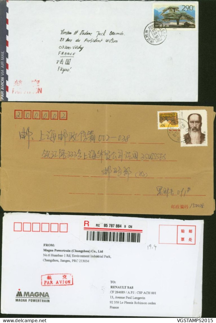 Chine 1995 - Lot De 10 Lettres Ou FDC  (Premier Jour Émission) ............... (VG) DC-12411 - Gebraucht