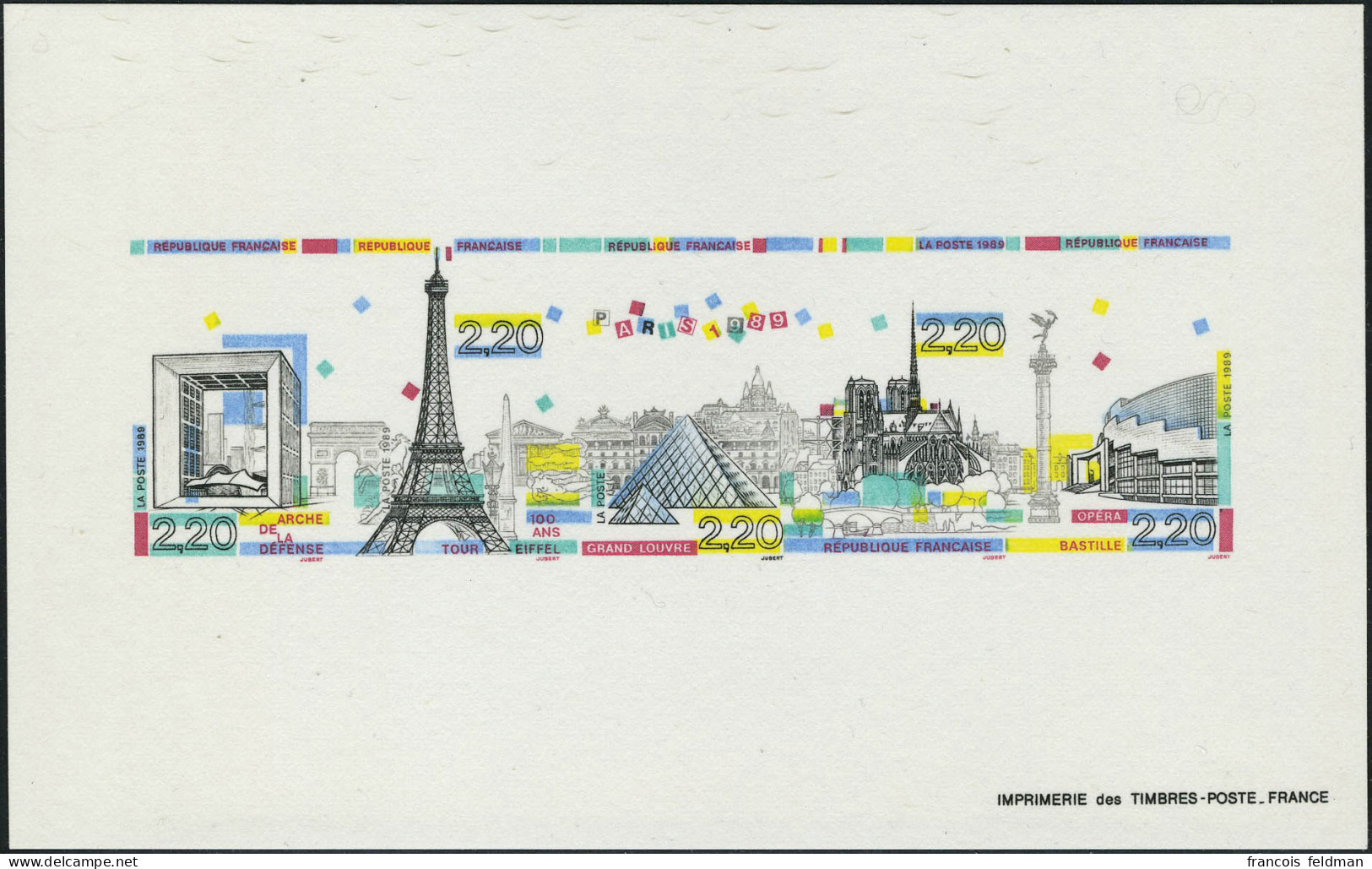 N° 2583A, Panorama De Paris, Epreuve De Luxe Collective - Autres & Non Classés