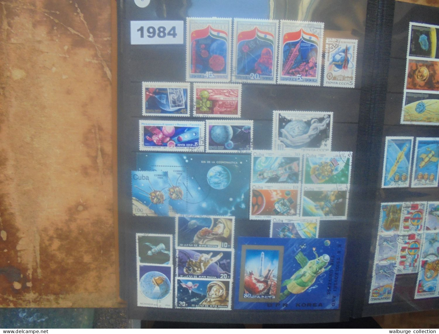 THEME ESPACE-COSMOS SUPERBE ALBUM TIMBRES+BLOCS. A SAISIR ! (4300) 2 KILOS 200 (PAS D'OFFRES INFERIEURES !!!)