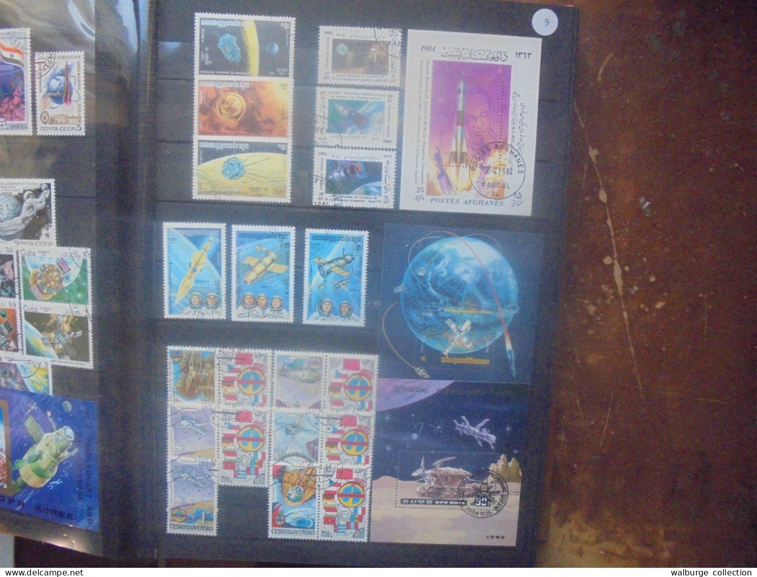 THEME ESPACE-COSMOS SUPERBE ALBUM TIMBRES+BLOCS. A SAISIR ! (4300) 2 KILOS 200 (PAS D'OFFRES INFERIEURES !!!)