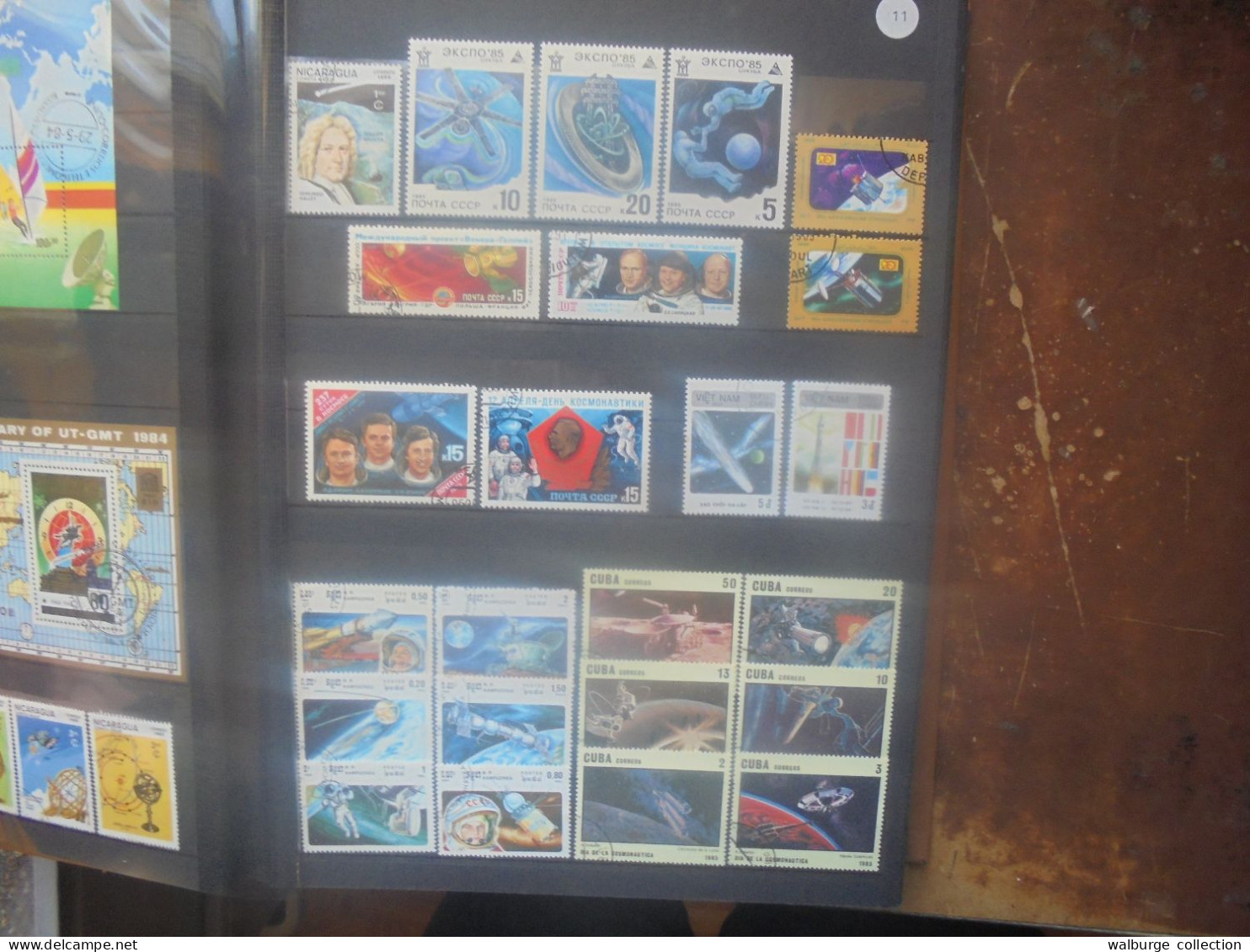 THEME ESPACE-COSMOS SUPERBE ALBUM TIMBRES+BLOCS. A SAISIR ! (4300) 2 KILOS 200 (PAS D'OFFRES INFERIEURES !!!)