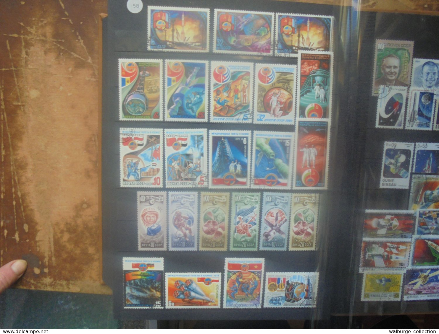 THEME ESPACE-COSMOS SUPERBE ALBUM TIMBRES+BLOCS. A SAISIR ! (4300) 2 KILOS 200 (PAS D'OFFRES INFERIEURES !!!)