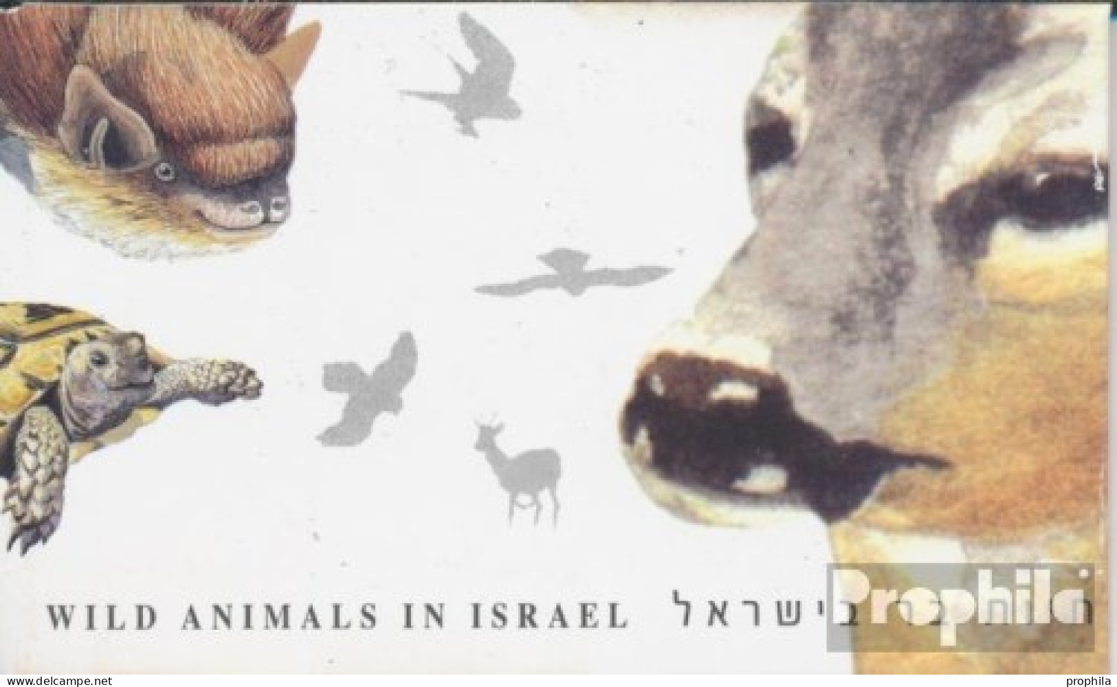 Israel 1612-1615 MH (kompl.Ausg.) Markenheftchen Postfrisch 2001 Bedrohte Tierarten - Nuevos (sin Tab)