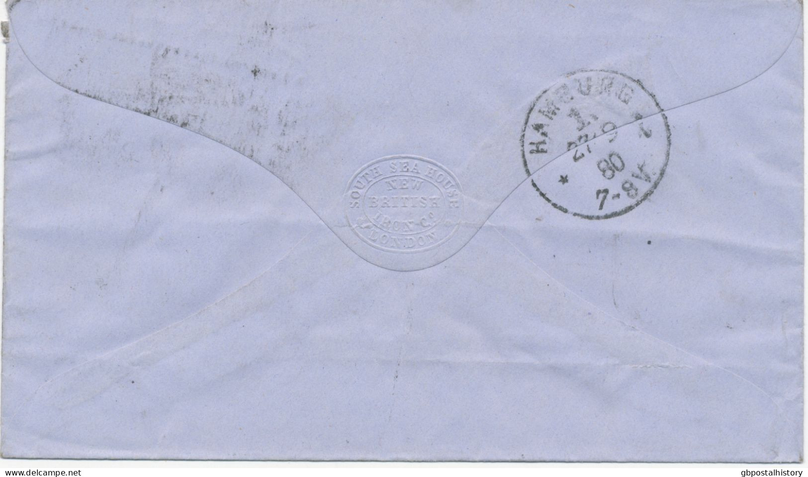 GB 1880, QV ½d Rose-red Pl.14 (TX) W. VARIETY: Imperforated At Right Side (EXTREMELY RARE ON COVER) Together With Two 1d - Storia Postale