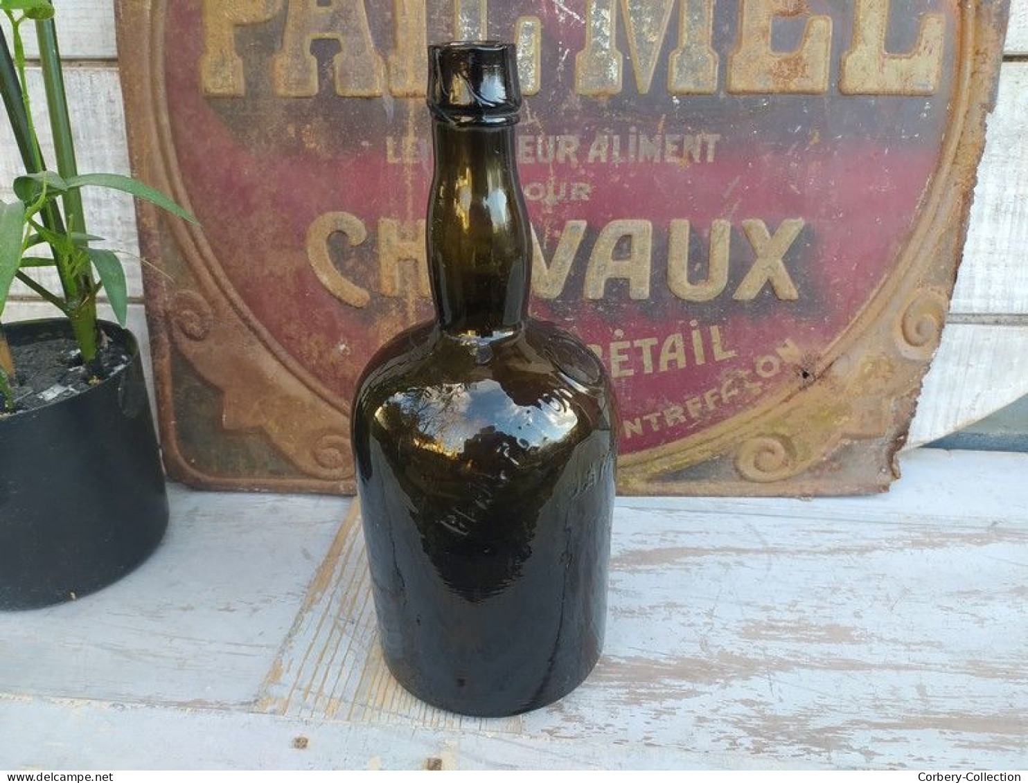 Ancienne Bouteille De Rhum (Vide) Plantation St François Jamaïque - Licor Espirituoso