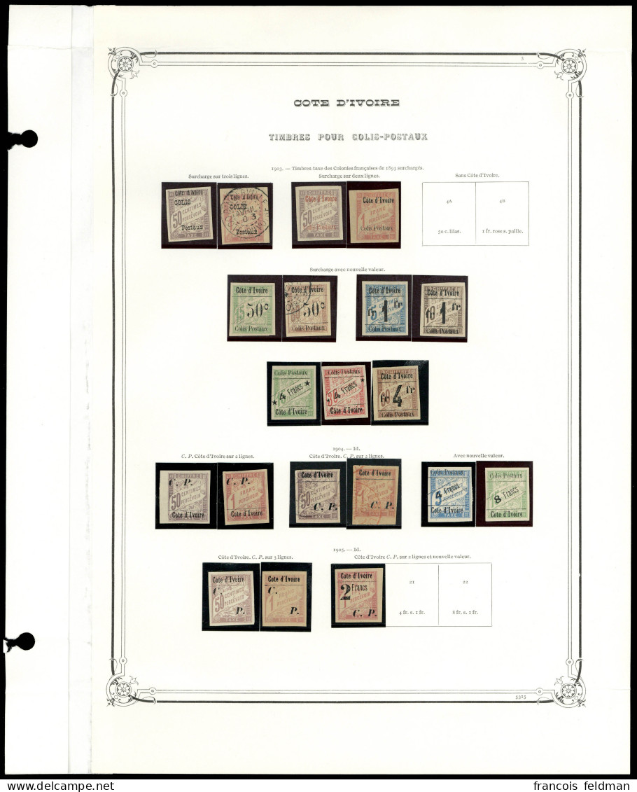 Neuf Avec Charnière COLIS POSTAUX, N° 1/20, Sauf Les N° Avec A Et B Et Les Variétés, Qq Oblitérés, TB Plusieurs Signés - Other & Unclassified