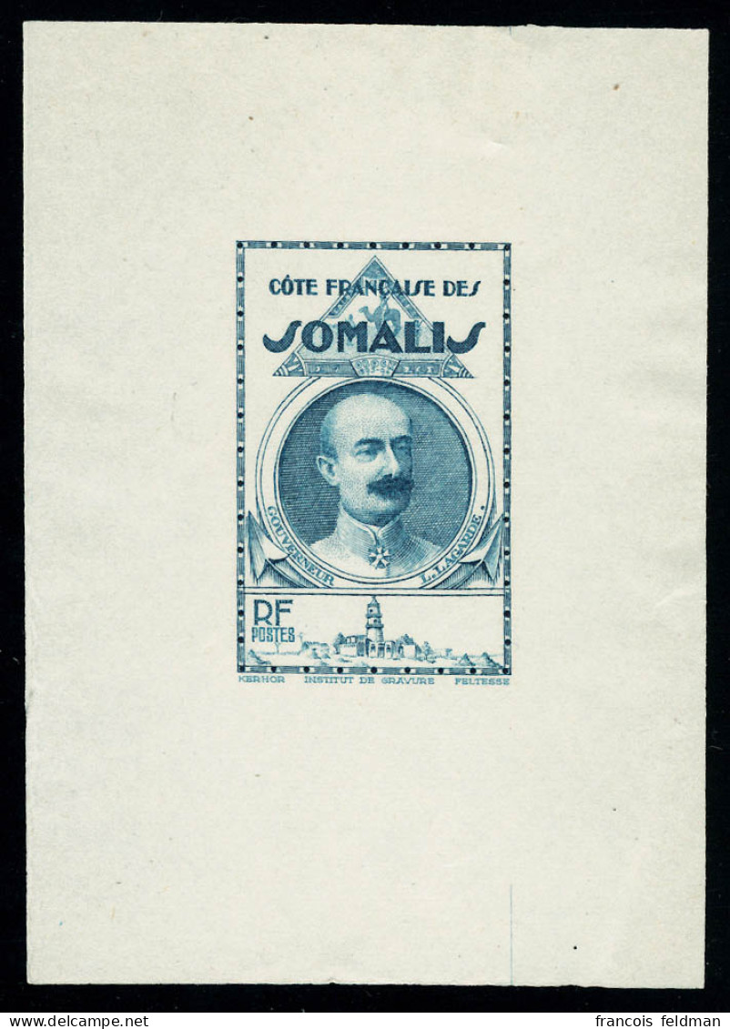 Type Léonce Lagarde De 1938, Petite épreuve En Bleu Clair, Sans Indication De Valeur Faciale, T.B. - Other & Unclassified