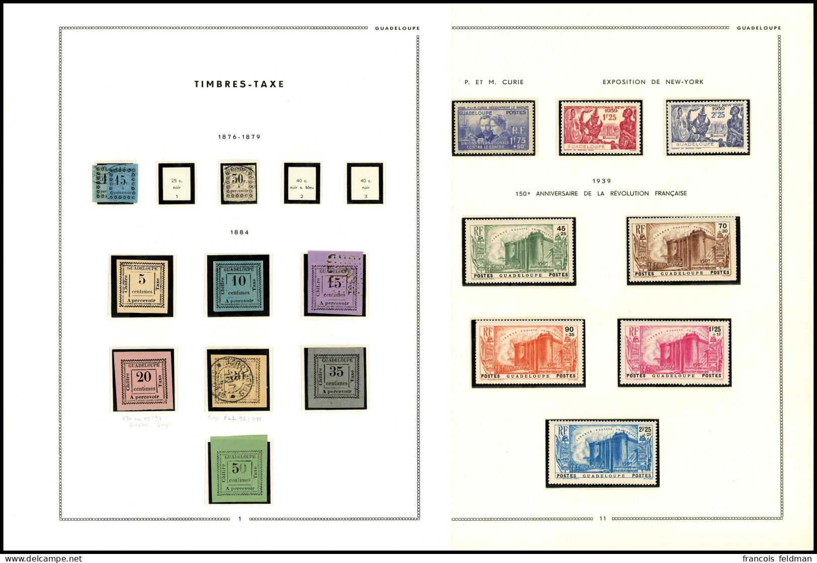 Neuf Sans Charnière Collection Quasi Complète, OBL Au Début Puis Neufs **, S/feuilles MOC Avec Pochettes, TB - Photo Web - Otros & Sin Clasificación