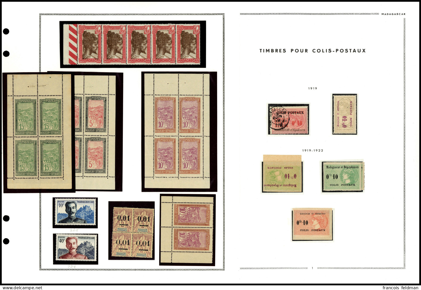 Neuf Sans Charnière Collection Quasi Complète Du N°14 Au 334 + PA + Taxe, Une Dizaine De Timbres OBL, S/feuilles MOC Ave - Autres & Non Classés