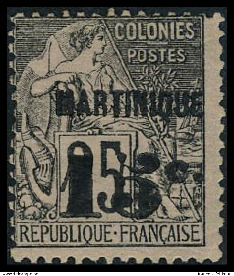 Neuf Avec Charnière N° 17A, 15c S/25c 5 Penché, TB - Otros & Sin Clasificación