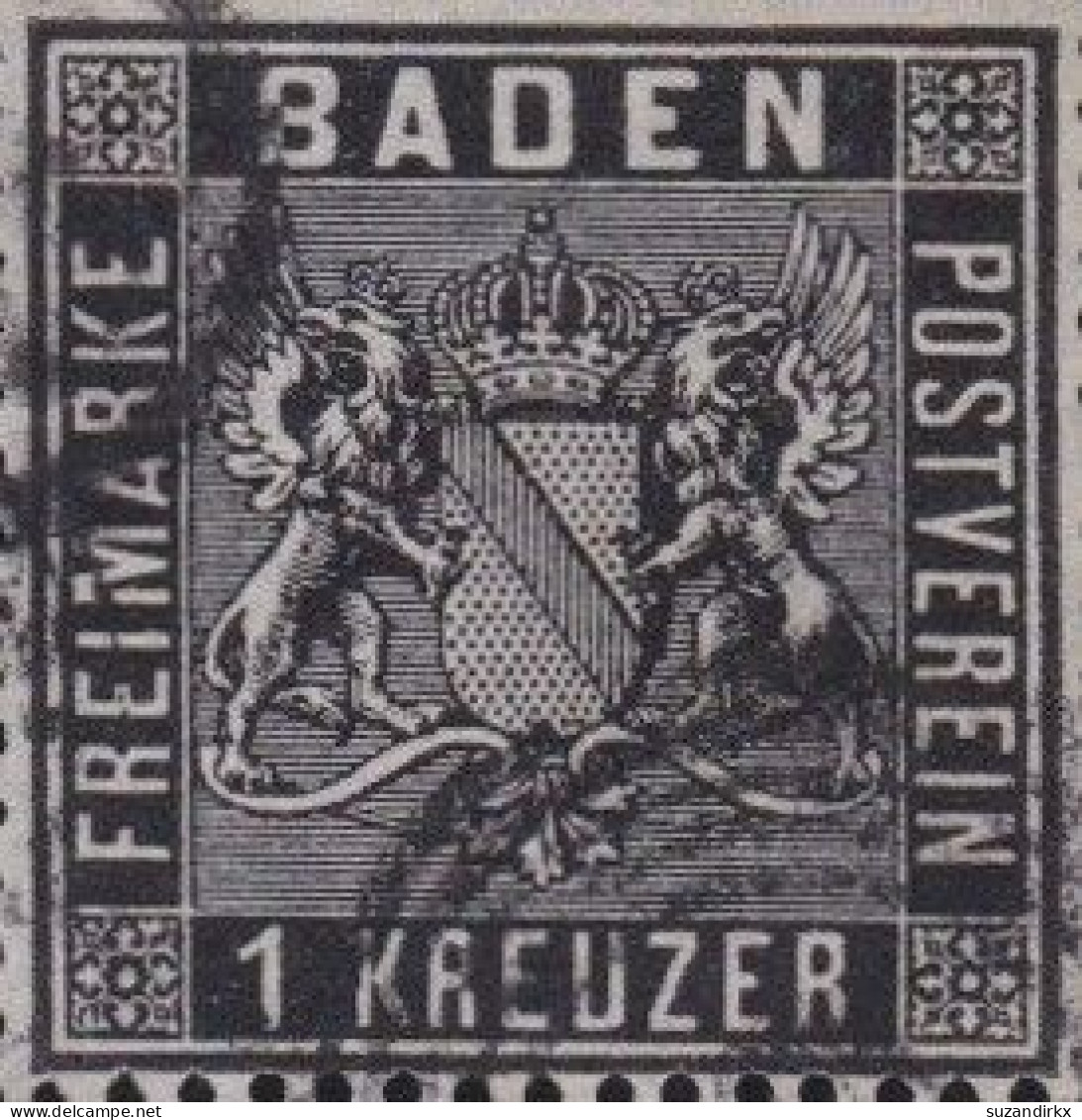 Baden     -     Michel   -   9      -    O     -    Gestempelt - Used
