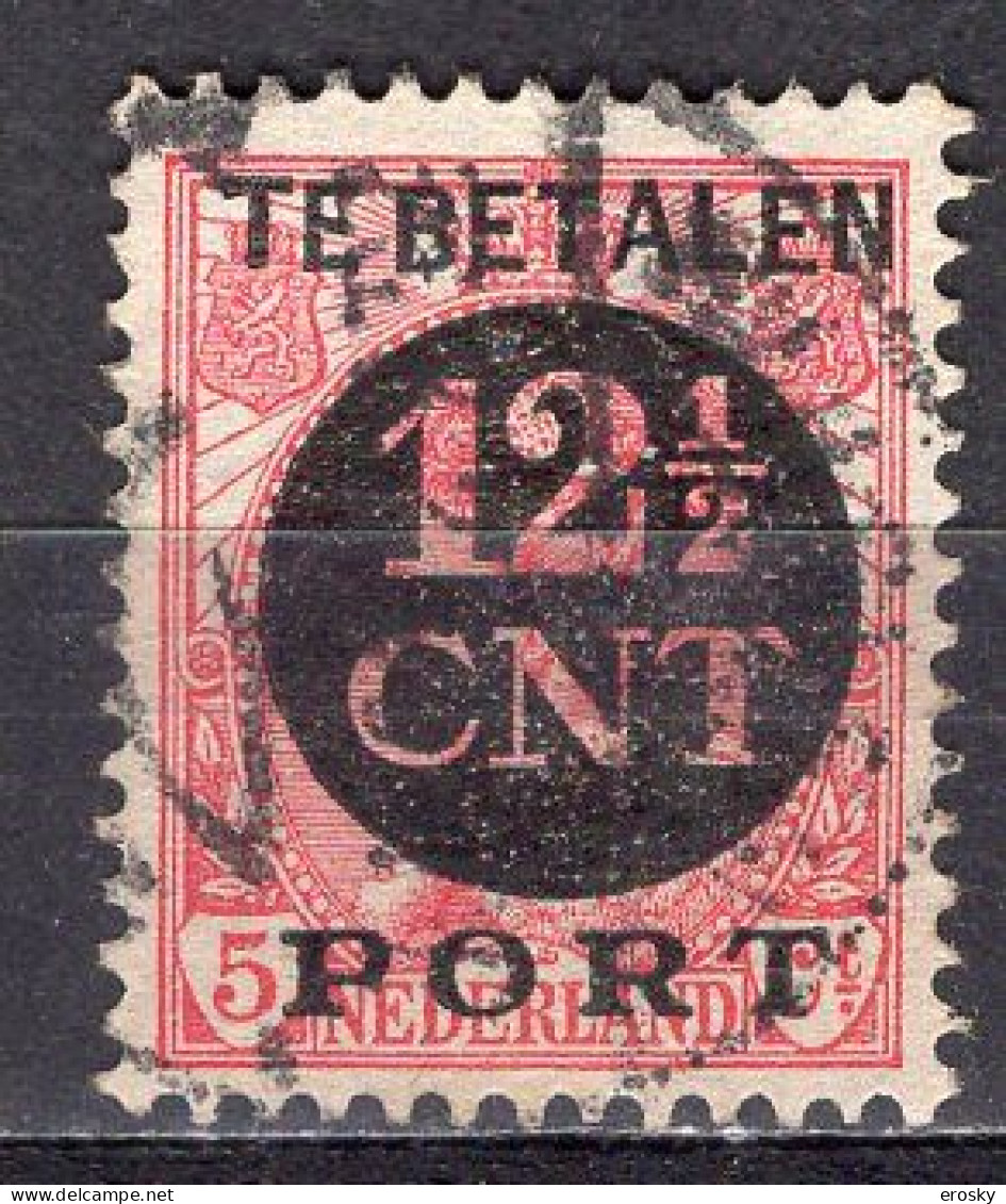 R0102 - NEDERLAND PAYS BAS Taxe Yv N°76 - Strafportzegels