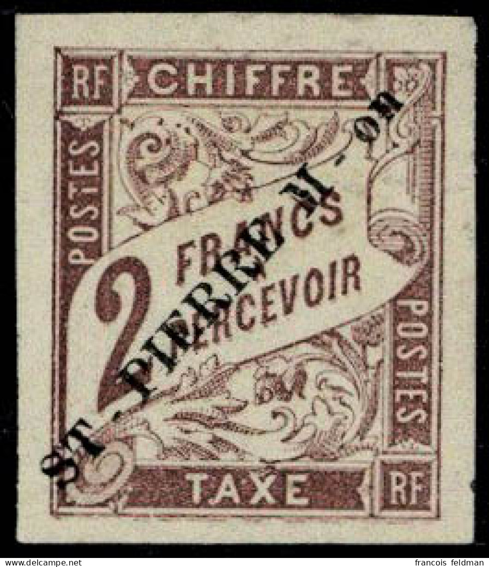 Neuf Sans Charnière N° 9, 2F Marron, TB - Sonstige & Ohne Zuordnung