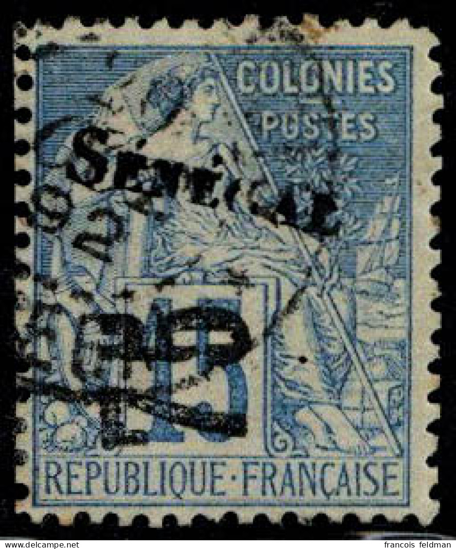 Oblitéré N° 6, 75 S/15 Bleu, TB - Other & Unclassified