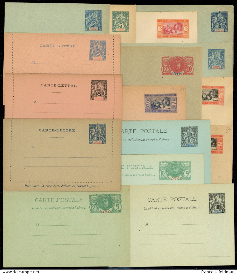 Lettre Collection De 16 ENTIERS POSTAUX Différents, TB - Photo WEB - Other & Unclassified