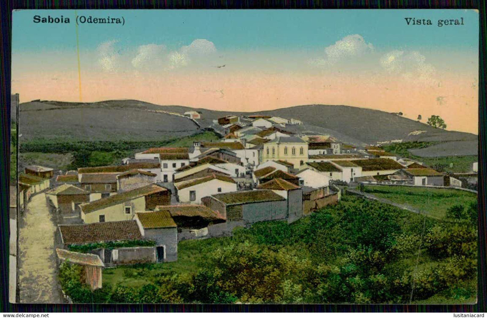 ODEMIRA - SABOIA - Vista Geral. ( Ed. De Francisco Protasio Ferreira) Carte Postale - Beja