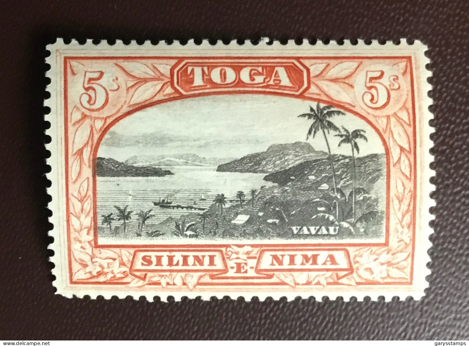 Tonga 1943 5s Vavau Harbour MNH - Tonga (...-1970)