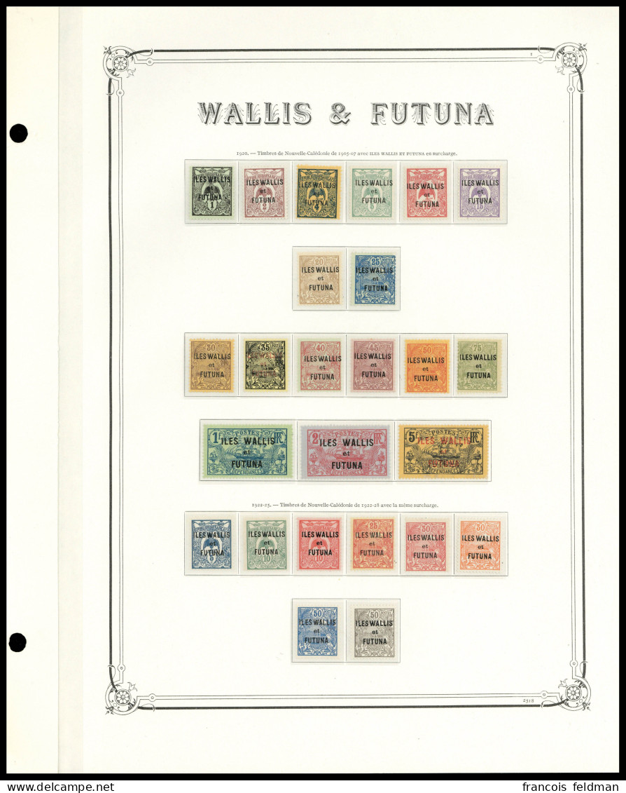 Neuf Avec Charnière Collection Complète Du N° 1 Au N° 91 + Quelques Valeurs Entre Le N° 93 Et N° 124 + Complète Du N° 12 - Autres & Non Classés